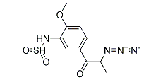 2-AZIDO-1-(4'-METHOXY-3'-SULFONAMIDOPHENYL)-1-PROPANONE